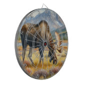 Elch-Dartboard Dartscheibe (Vorderseite Links)