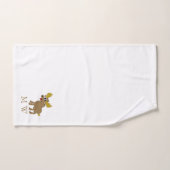 Elch Design Monogramm Badhandtuch Set (Handtuch)