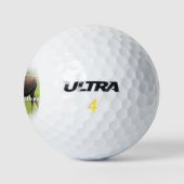 Elch dich nicht bei mir! (oval) golfball (Logo)