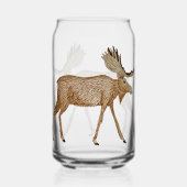 Elch Drink Glas (Rückseite)