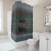 Elch-Duschvorhang Duschvorhang (Beispiel)