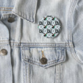 Elch Elch Antlers Deer Muster Design Button (Beispiel)