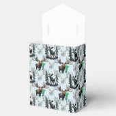 Elch Elch Antlers Deer Muster Design Geschenkschachtel (Geöffnet)
