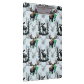 Elch Elch Antlers Deer Muster Design Klemmbrett (Rechts)