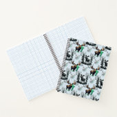 Elch Elch Antlers Deer Muster Design Notizblock (Innenseite)