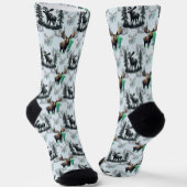 Elch Elch Antlers Deer Muster Design Socken
