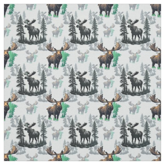 Elch Elch Antlers Deer Muster Design Stoff (Muster)