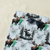 Elch Elch Antlers Deer Muster Design Strandtuch (Beispiel)