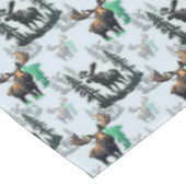 Elch Elch Antlers Deer Muster Design Tischdecke (Schrägansicht)