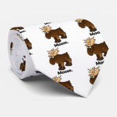 Elch-Elche Krawatte (Gerollt)