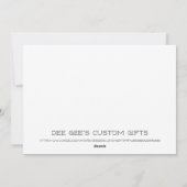 Elch Far Apart Feiertagskarte (Rückseite)