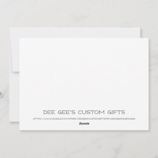 Elch Far Apart Feiertagskarte (Rückseite)