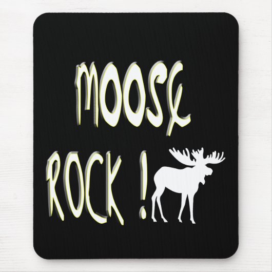 Elch-Felsen! Mousepad (Vorne)