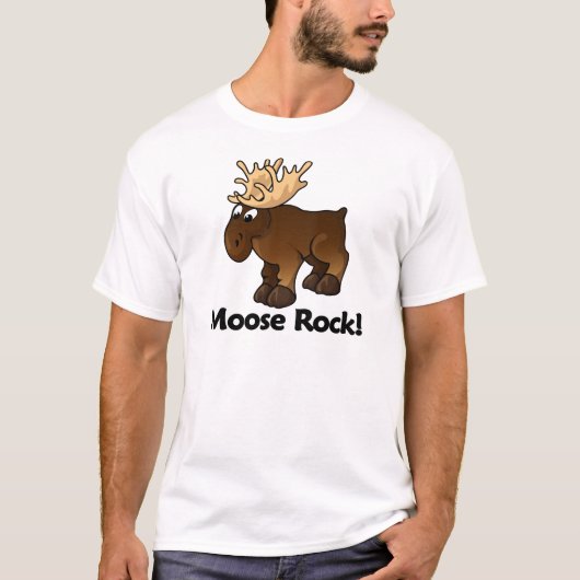Elch-Felsen! T-Shirt (Vorderseite)