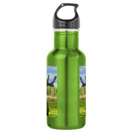 Elch-Flasche, Moose-Bottle Edelstahlflasche