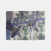 Elch Fleecedecke (Vorderseite (Horizontal))