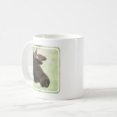 Elch-Foto-Kaffee-Tasse Kaffeetasse (Vorderseite Links)