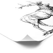 Elch Fotodruck (Ecke)