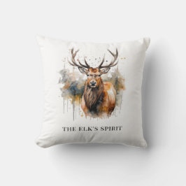 Elch-Geist-Kamin-Cabin-Accessoire Kissen