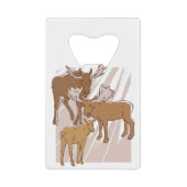 Elch Geldbeutel Flaschenöffner (Vorderseite)