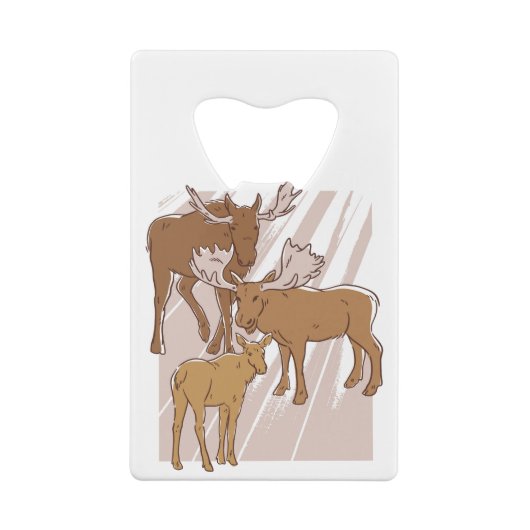 Elch Geldbeutel Flaschenöffner (Rückseite)
