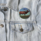 Elch-Gemälde Button (Beispiel)