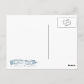 Elch-Gemälde Postkarte (Rückseite)