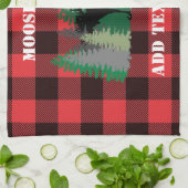 Elch Geschirrtuch (Gefaltet)