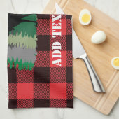 Elch Geschirrtuch (Viertel Falte)