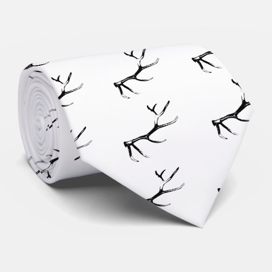Elch-Geweih Krawatte (Gerollt)