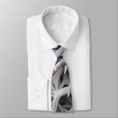 Elch-Geweih-Muster Krawatte (Gebunden)