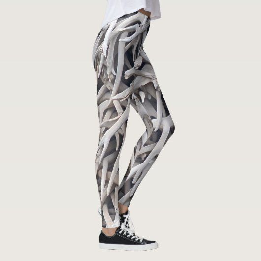 Elch-Geweih-Muster Leggings (Rechts)
