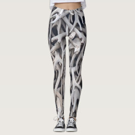 Elch-Geweih-Muster Leggings