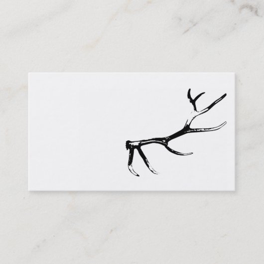 Elch-Geweih-Visitenkarte Visitenkarte (Vorderseite)