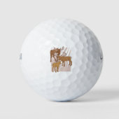 Elch Golfball (Vorderseite)