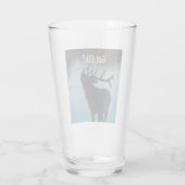 Elch got? Funny Hunter Spaß Glas (Rückseite)