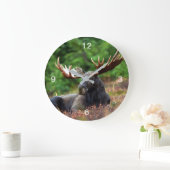 Elch Große Wanduhr (Zuhause)