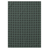 Elch-grünes schwarzes kariertes tischdecke (Vorderseite)