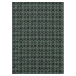 Elch-grünes schwarzes kariertes tischdecke