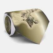 Elch-Hauptskizze Krawatte (Gerollt)