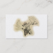 Elch-Hauptskizze Visitenkarte (Rückseite)