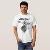 Elch-HauptSpaß-Spaß-T - Shirt (Vorne ganz)