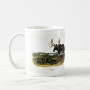 Elch Hirsch (Elch - Alzen Alzen) von Audubon Kaffeetasse