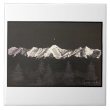 Elch-Horn-Gebirgsfliese