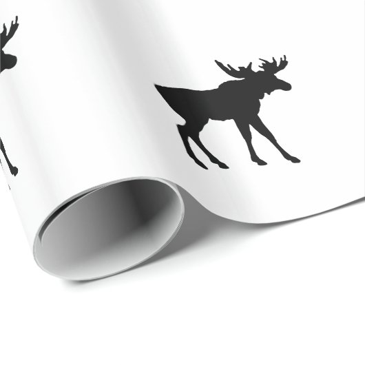 Elch-Ikone Geschenkpapier (Rolleneckpunkt)