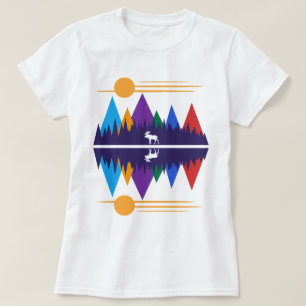 Elch Im Mondlicht T-Shirt