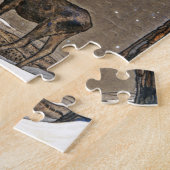 Elch im Schnee Puzzle (Seite)