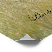 Elch im Wilden Poster (Ecke)