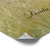 Elch im Wilden Poster (Ecke)