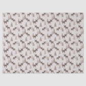 Elch im Winter Seidenpapier (Vorderseite)